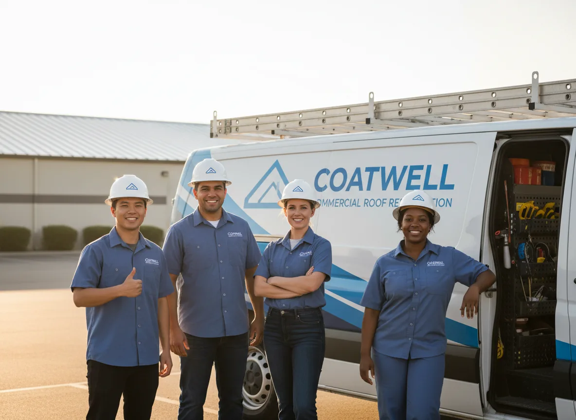 Commercial roof coating company in Walnut, IL